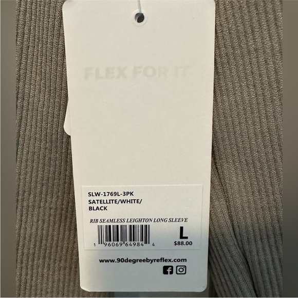 90 DEGREE BY REFLEX 3-Pack Leighton Tops size Large - Picture 11 of 11